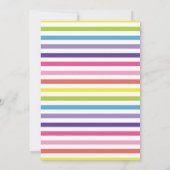 Invitation pour une Baby Shower Candy Sucrée (Dos)