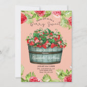 Invitation pour une baby shower délicieusement fru (Devant)