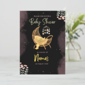 Invitation pour une Baby Shower Douce Rêve - #Crib (Debout devant)