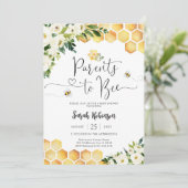 Invitation pour une Baby Shower en l'honneur d'une (Debout devant)