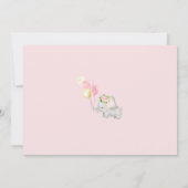 Invitation pour une baby shower en voiture avec él (Dos)