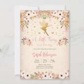 Invitation pour une Baby Shower Enchantée (Devant)