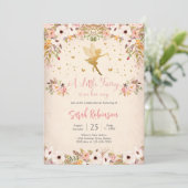 Invitation pour une Baby Shower Enchantée (Debout devant)