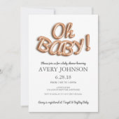 Invitation pour une Baby Shower Fille ou Garçon av (Devant)