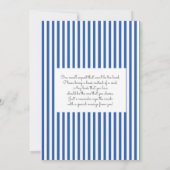 Invitation pour une Baby Shower Garçon de Baseball (Dos)