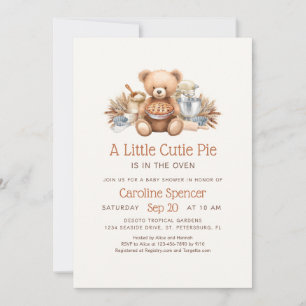 Invitation pour une Baby Shower Gourmande pour l'A
