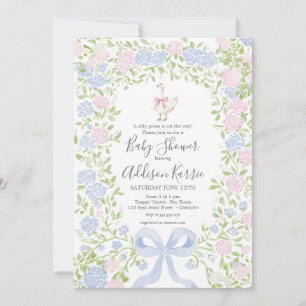 Invitation pour une baby shower Grandmillennial Si