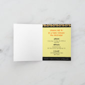 Invitation pour une baby shower Halloween (Intérieur)