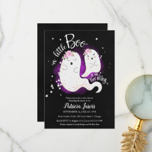 Invitation pour une Baby Shower Halloween : Un Pet
