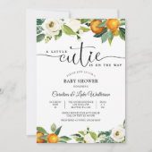 Invitation pour une Baby Shower Little Cutie Citru (Devant)