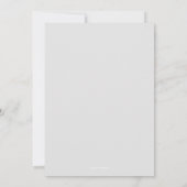 Invitation pour une Baby Shower Little Peanut Bleu (Dos)