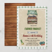 Invitation pour une baby shower Locally Grown (Devant / Derrière)