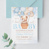 Invitation pour une Baby Shower Ourson à venir