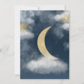 Invitation pour une Baby Shower Over The Moon (Dos)