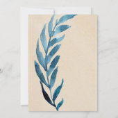 Invitation pour une baby shower pour garçon avec f (Dos)