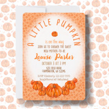 Invitation pour une Baby Shower pour un Petit Citr