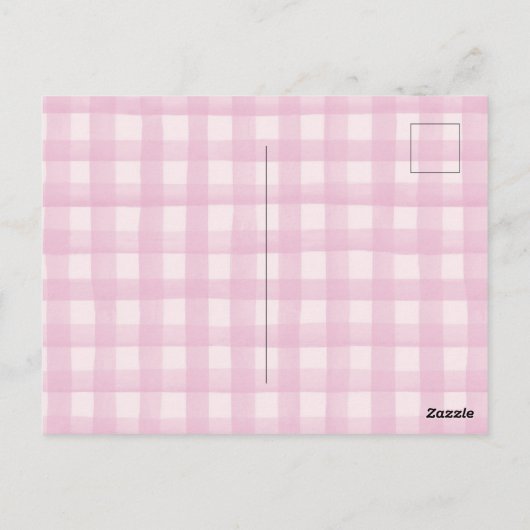 Invitation pour une Baby Shower Rose Pastel avec u (Dos)