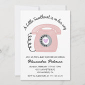 Invitation pour une baby shower Saint-Valentin béb (Devant)