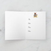 Invitation pour une baby shower singe (Intérieur)