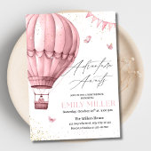 Invitation pour une Baby Shower sous le thème des