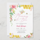 Invitation pour une Baby Shower sur le thème des a (Devant)