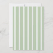 Invitation pour une Baby Shower Thème Trèfle Chanc (Dos)