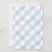 Invitation pour une baby shower : Un petit lapin e (Dos)