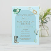 Invitation pour une Baby Sprinkle « Pas notre/sa p (Debout devant)