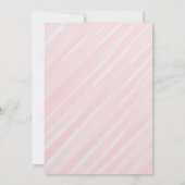 Invitation pour une Baby Sprinkle Tea Party Rose (Dos)