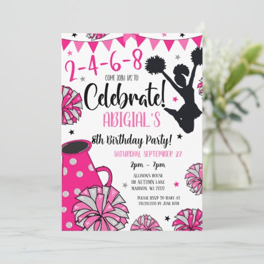 Invitation pour une Cheerleader (Debout devant)