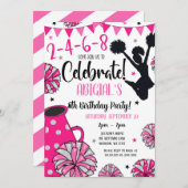 Invitation pour une Cheerleader (Devant / Derrière)
