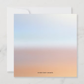 Invitation pour une dégustation de vin d'art moder (Dos)