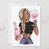 Invitation pour une dégustation de vin pour une do (Dos)