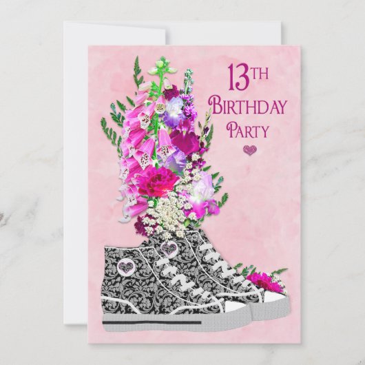 Invitation pour une douce fête d'anniversaire de 1 (Devant)