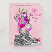 Invitation pour une douce fête d'anniversaire de 1 (Devant / Derrière)