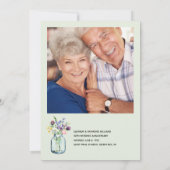 Invitation pour une douche de cartes d'anniversair (Dos)