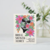 Invitation pour une douche de mariée lingerie de m (Debout devant)