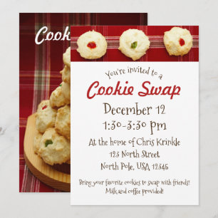 Invitation pour une Échange de Biscuits aux Emprei