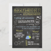 Invitation pour une Escape Room de Laboratoire de  (Devant)