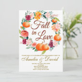 Invitation pour une fête automnale, Fête de couple (Debout devant)