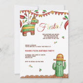 Invitation pour une fête avec piñata (Devant)