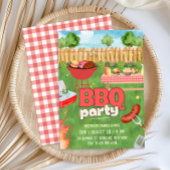 Invitation pour une fête BBQ d'été