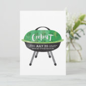 Invitation pour une fête BBQ en plein air (Debout devant)