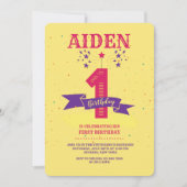 Invitation pour une fête d'anniversaire (Devant)