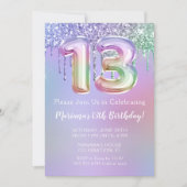 Invitation pour une fête d'anniversaire 13 ans Pai (Devant)