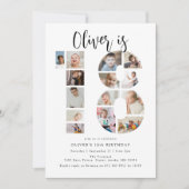 Invitation pour une fête d'anniversaire 18 ans ave (Devant)