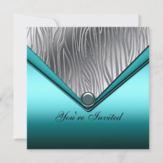 Invitation pour une fête d'anniversaire 21 ans Zèb (Devant)