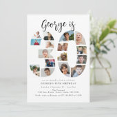 Invitation pour une fête d'anniversaire 30 ans de  (Debout devant)