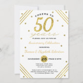 Invitation pour une fête d'anniversaire 50 ans, Fa (Devant)