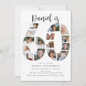 Invitation pour une fête d'anniversaire 60 ans Pho (Devant)
